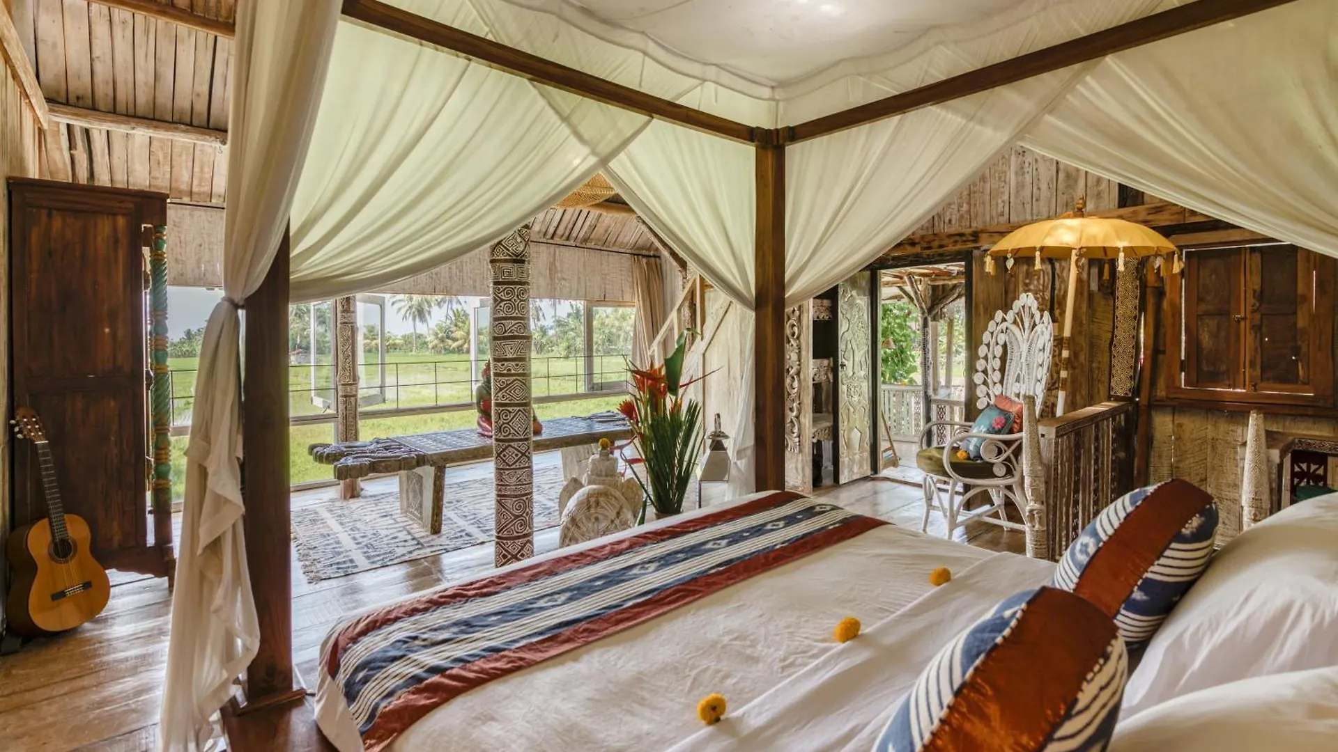 The Rice Joglo Eco-Stay أوبود مزرعة للإقامة