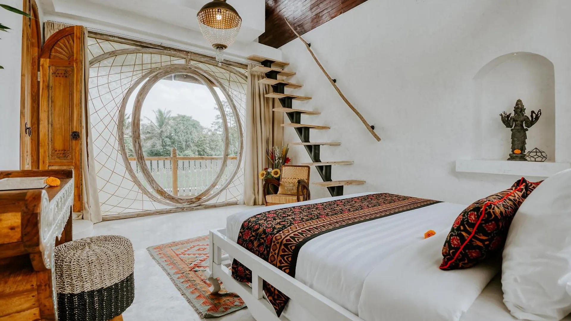 مزرعة للإقامة The Rice Joglo Eco-Stay أوبود إندونيسيا